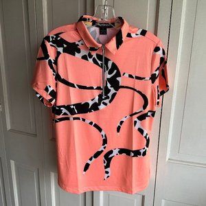 NWT Jamie Sadock Simplicite Short Sleeve Women Golf Shirt Size Med